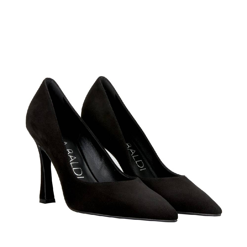 Lella Baldi Pump Suede Black Vendite Flash