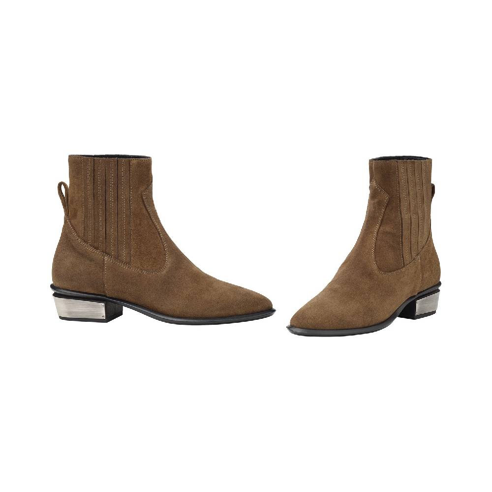 Kate Cate COWBOY KATE BOOTS TABACCO GREASY SUEDE CALFSKIN Spedizione Gratuita