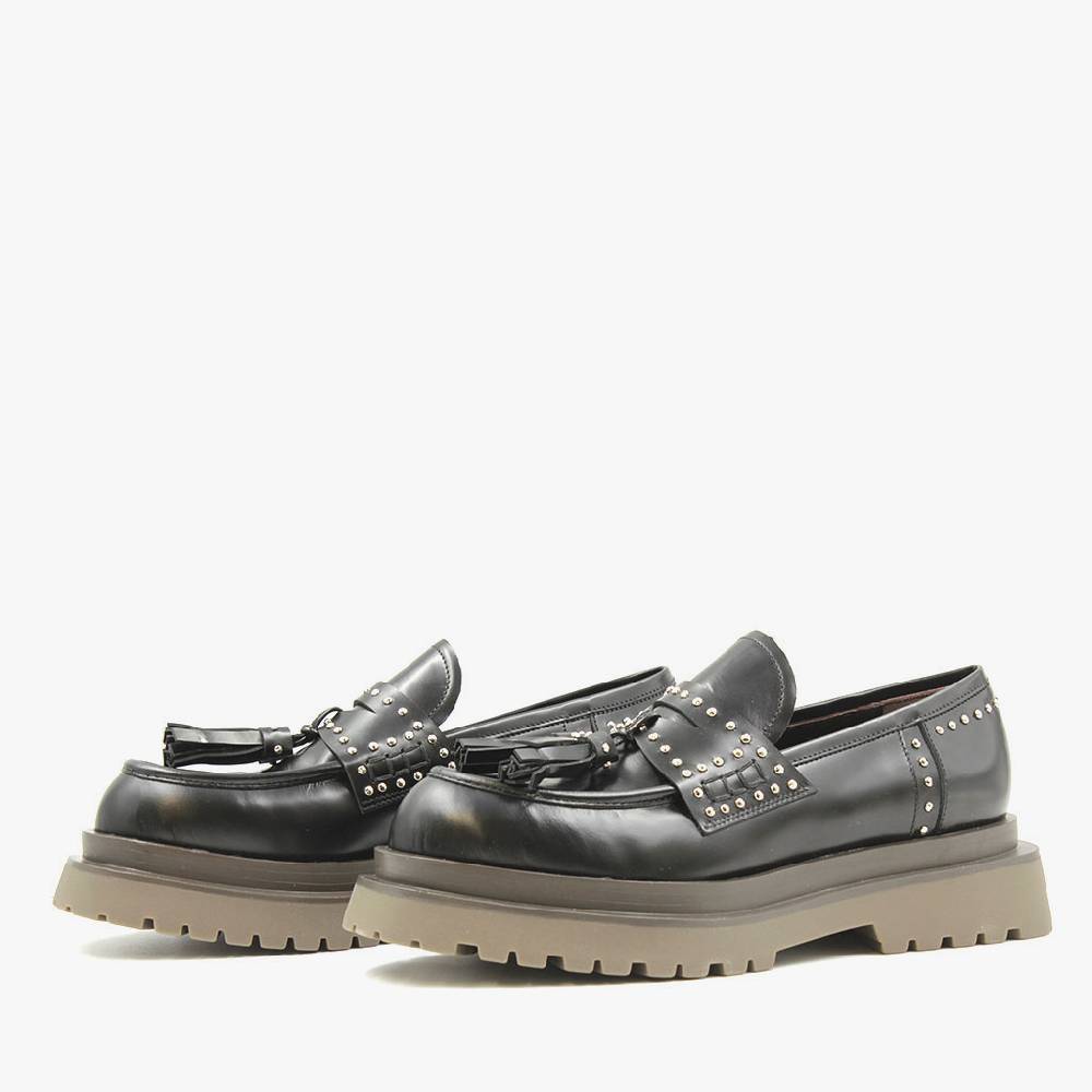 ﻿Laura Bellariva Mocassino lucido borchie Offerte
