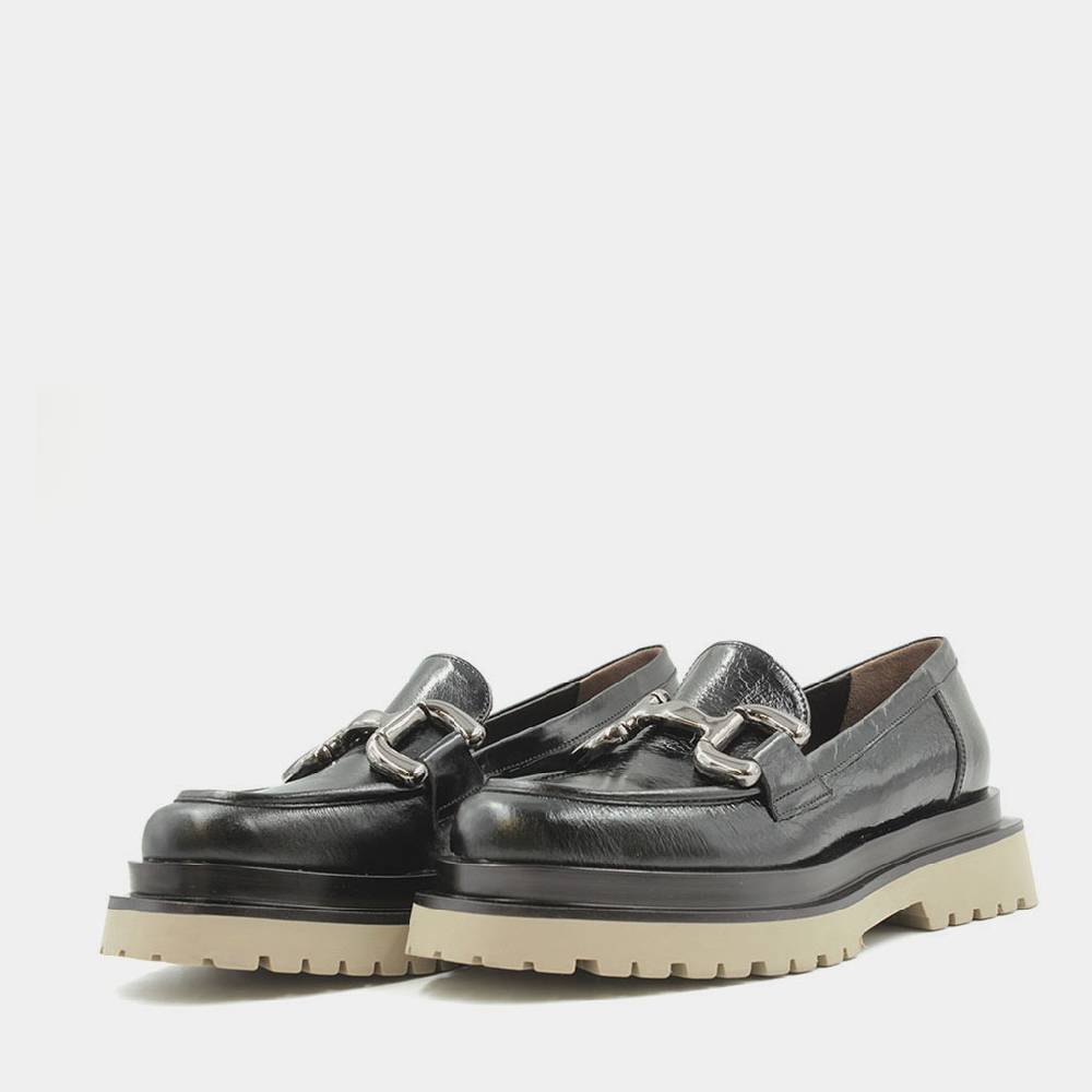 Laura Bellariva Scarpa mocassino nero Saldi Di Fabbrica