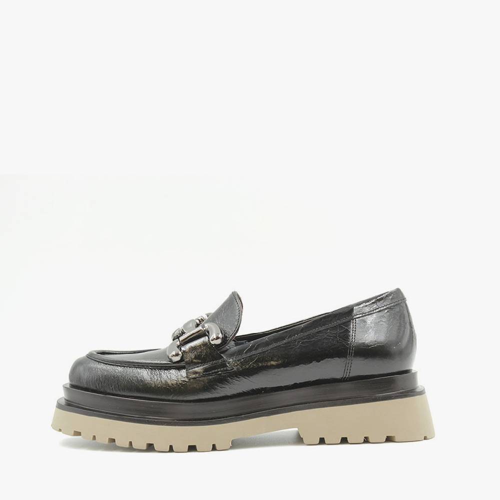 Laura Bellariva Scarpa mocassino nero Saldi Di Fabbrica