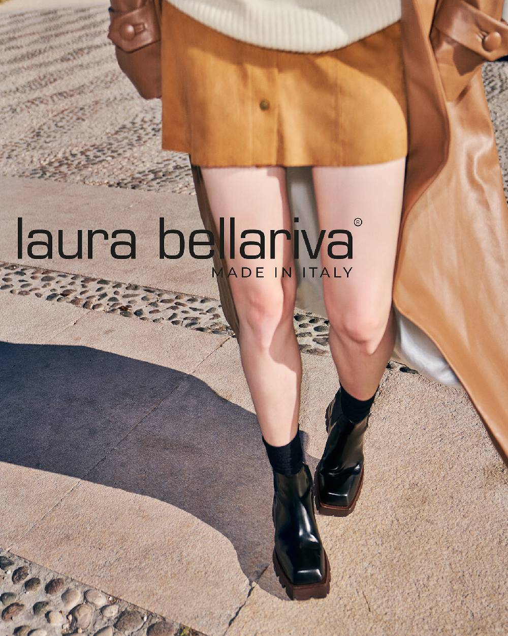 Laura Bellariva Tronchetto nero punta quadrata Nuova