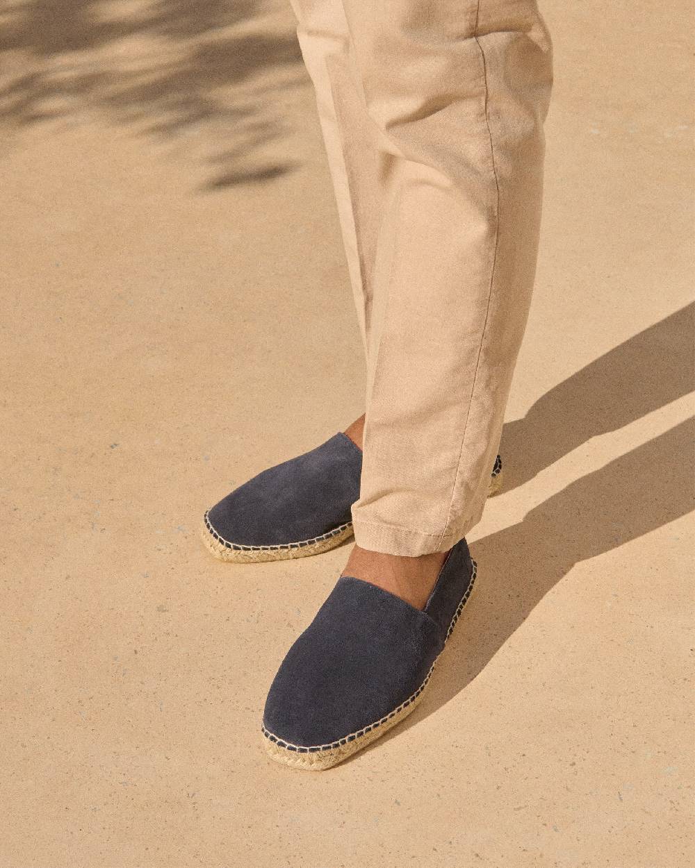 Manebí Suede Square Toe Espadrilles - Hamptons Patriot Blue In Saldo