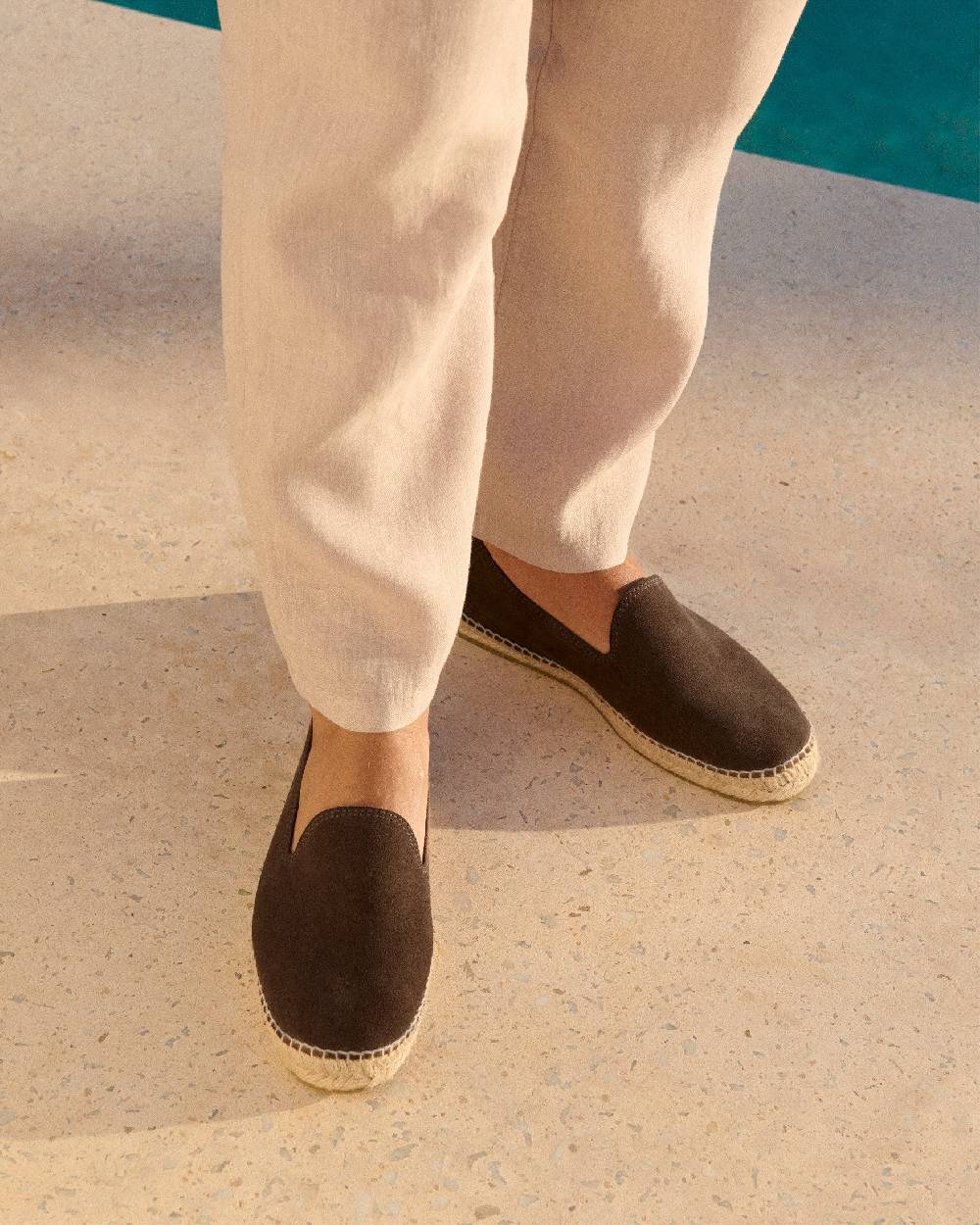 Manebí Suede Espadrilles - Cocoa Italia