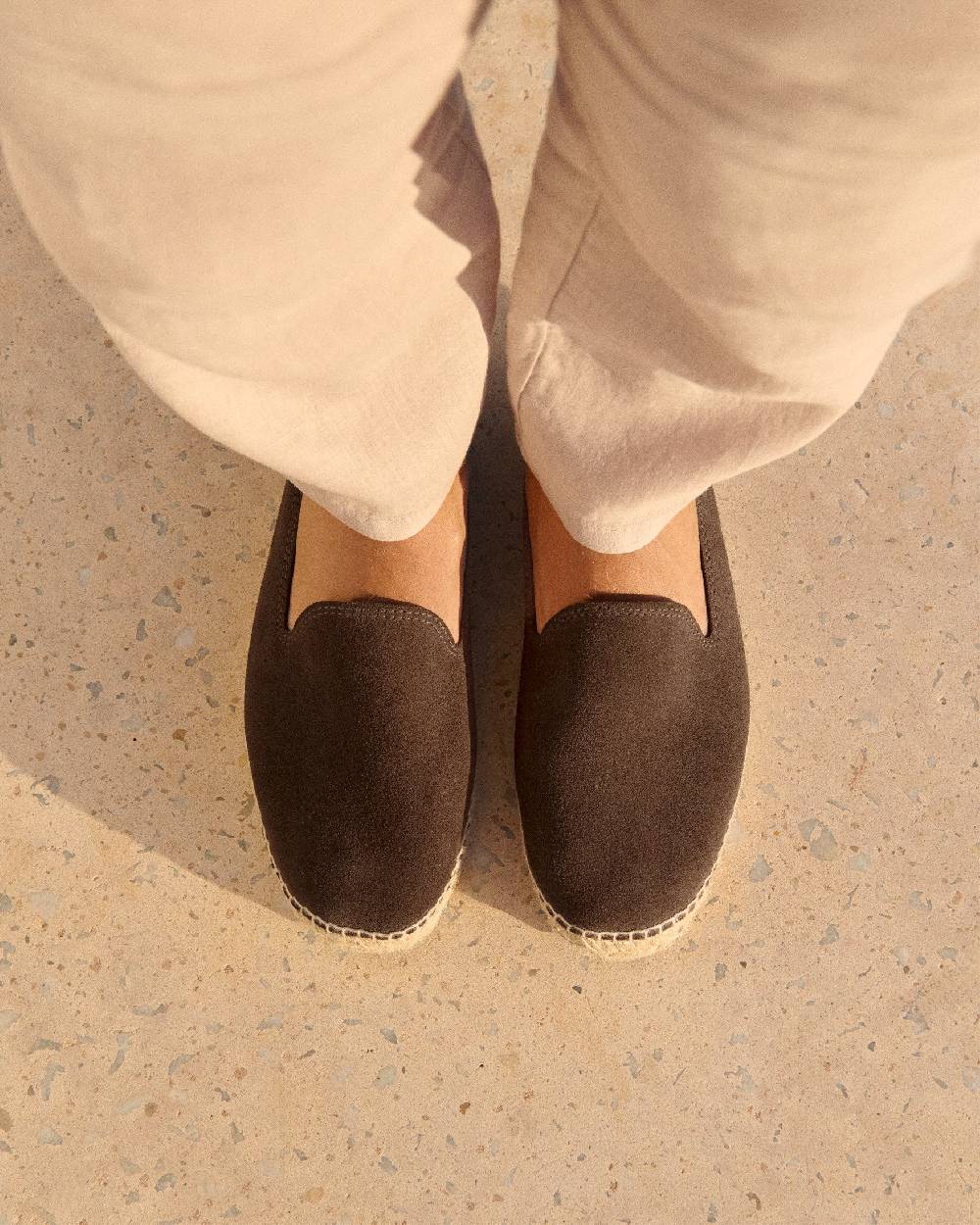 Manebí Suede Espadrilles - Cocoa Italia