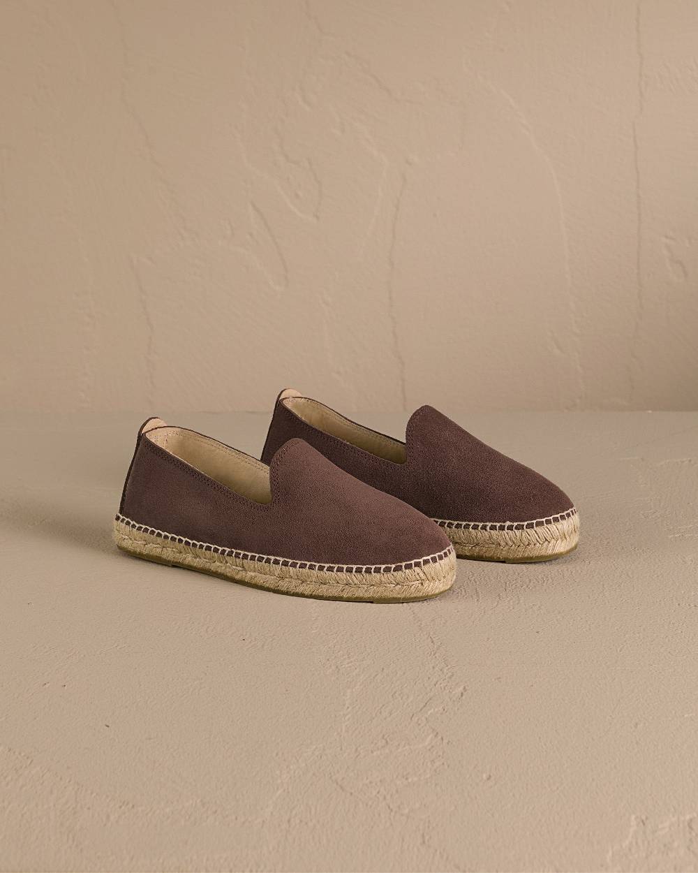 Manebí Suede Espadrilles - Cocoa Italia