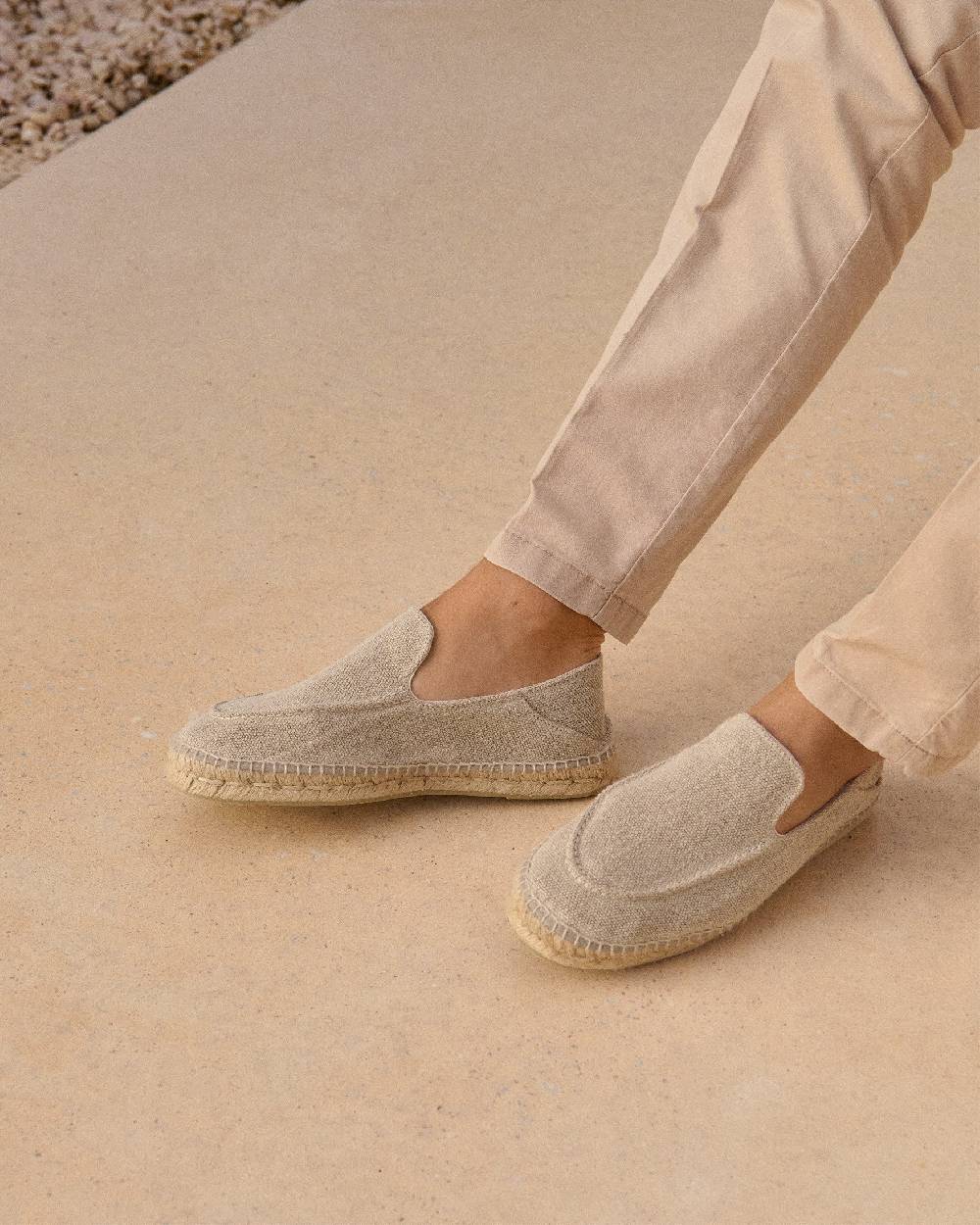 Manebí Organic Hemp Traveler Loafers|Espadrilles - Natural Negozio online di fabbrica