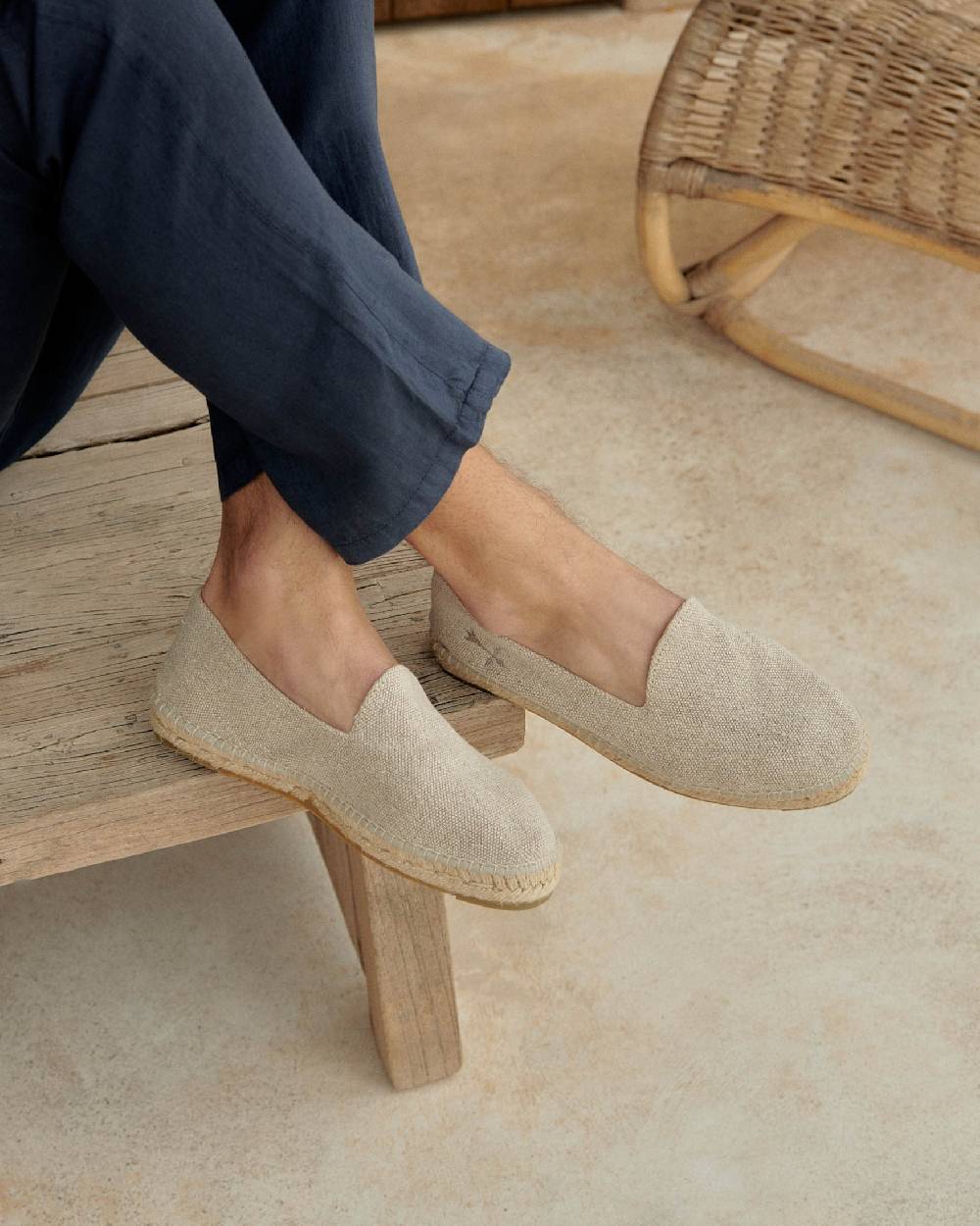 Manebí Organic Hemp Espadrilles - La Havana Natural Vendita