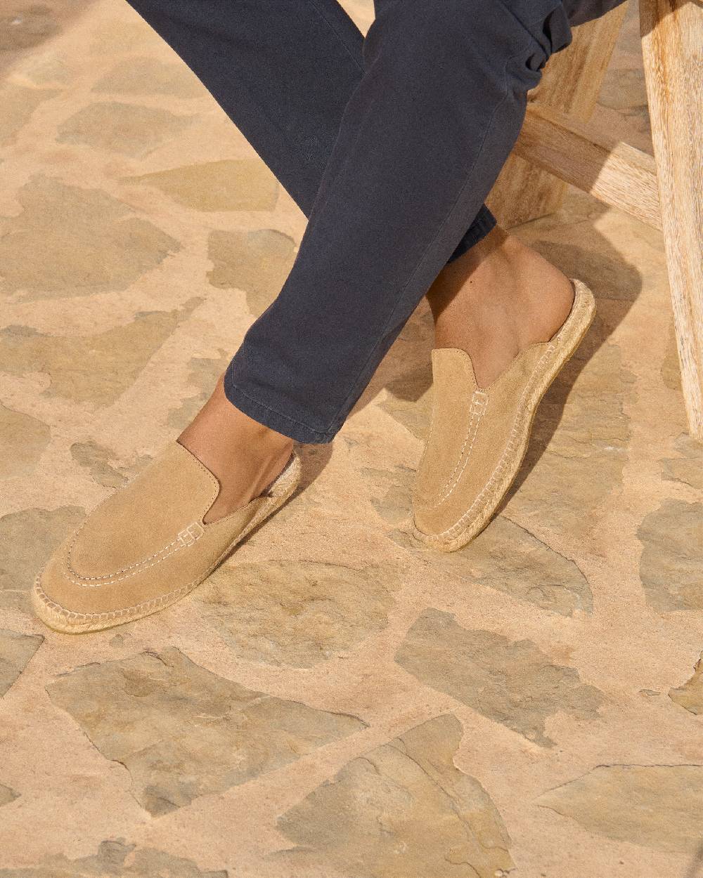 Manebí Mocassini Sabot Traveler - Hamptons - Washed Beige Shopping Online