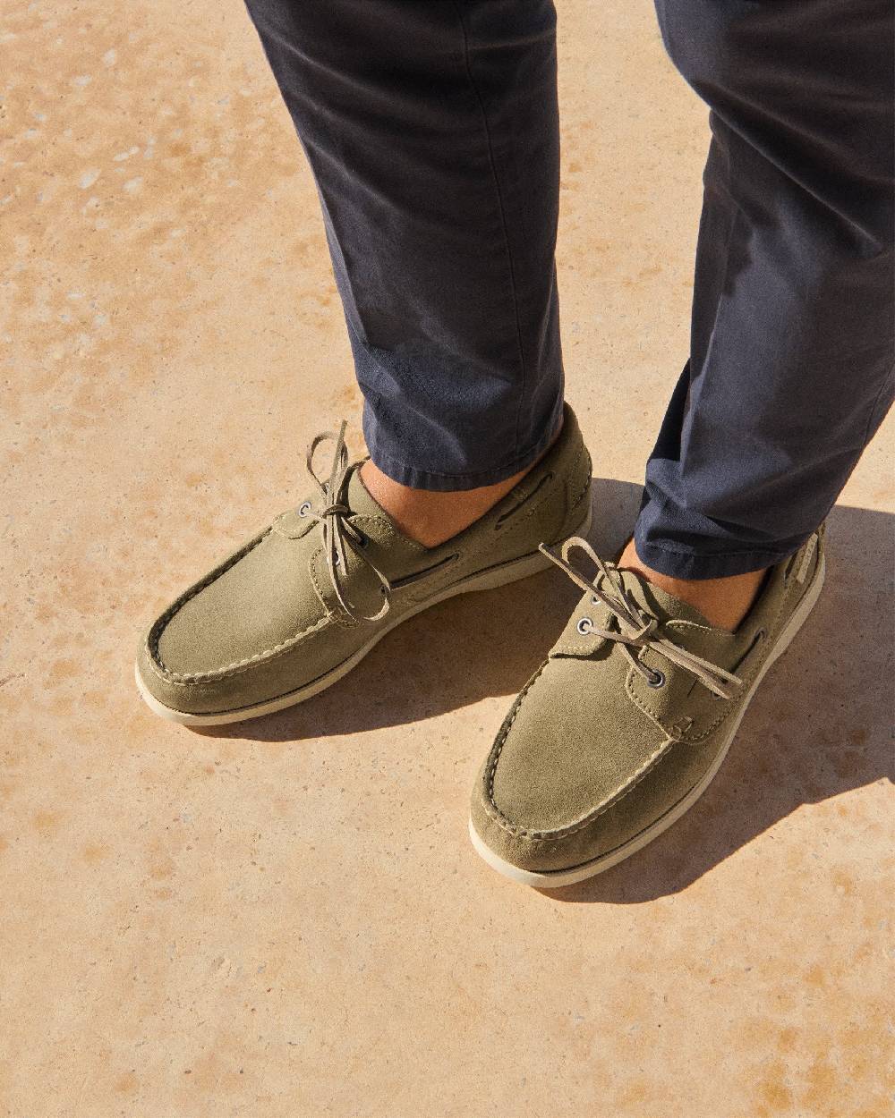 Manebí Suede Boat-Shoes - Hamptons Forest Novità