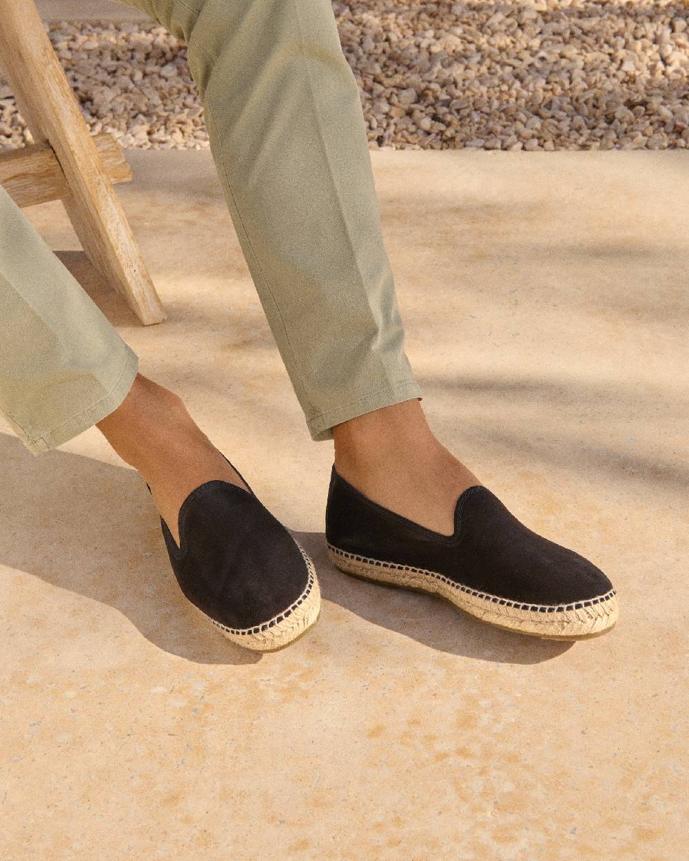 Manebí Espadrillas - Hamptons - Black Vendita Calda