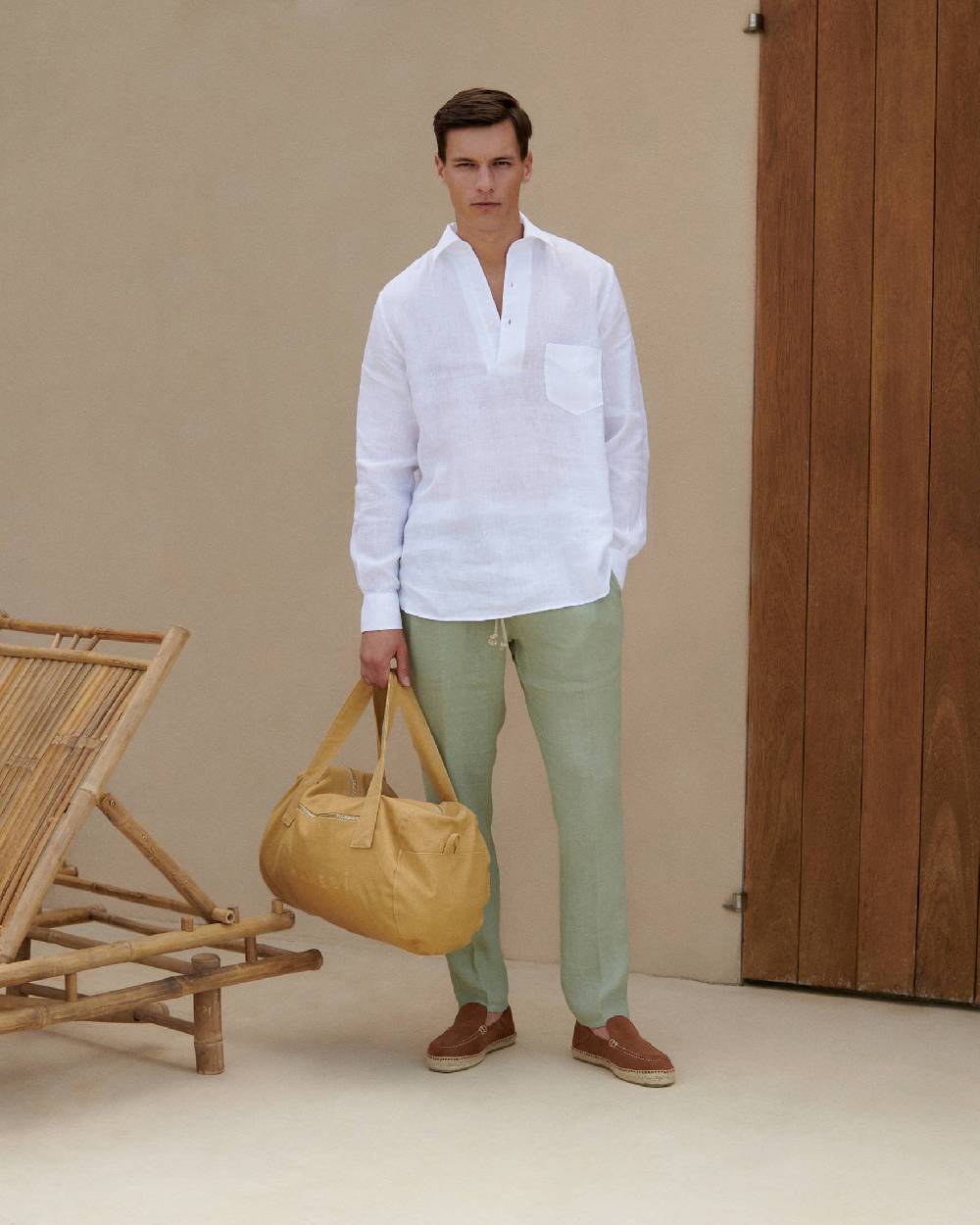 Manebí Canvas Weekend Bag - La Havana Cuero Promozione