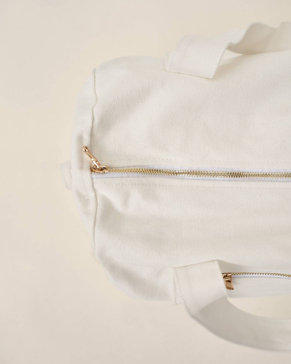 Manebí Canvas Weekend Bag - La Havana White Spedizione Gratuita