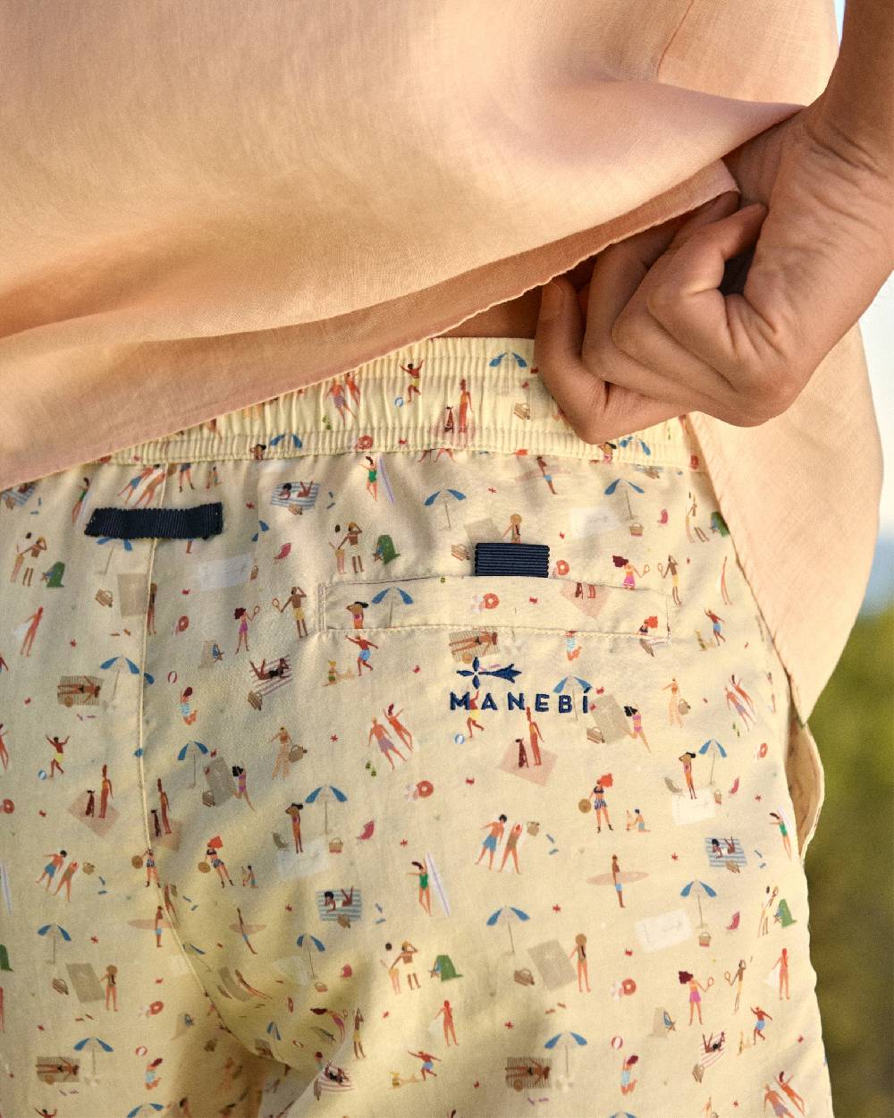 Manebí Printed Swim Shorts - Kids At The Beach Shopping Online