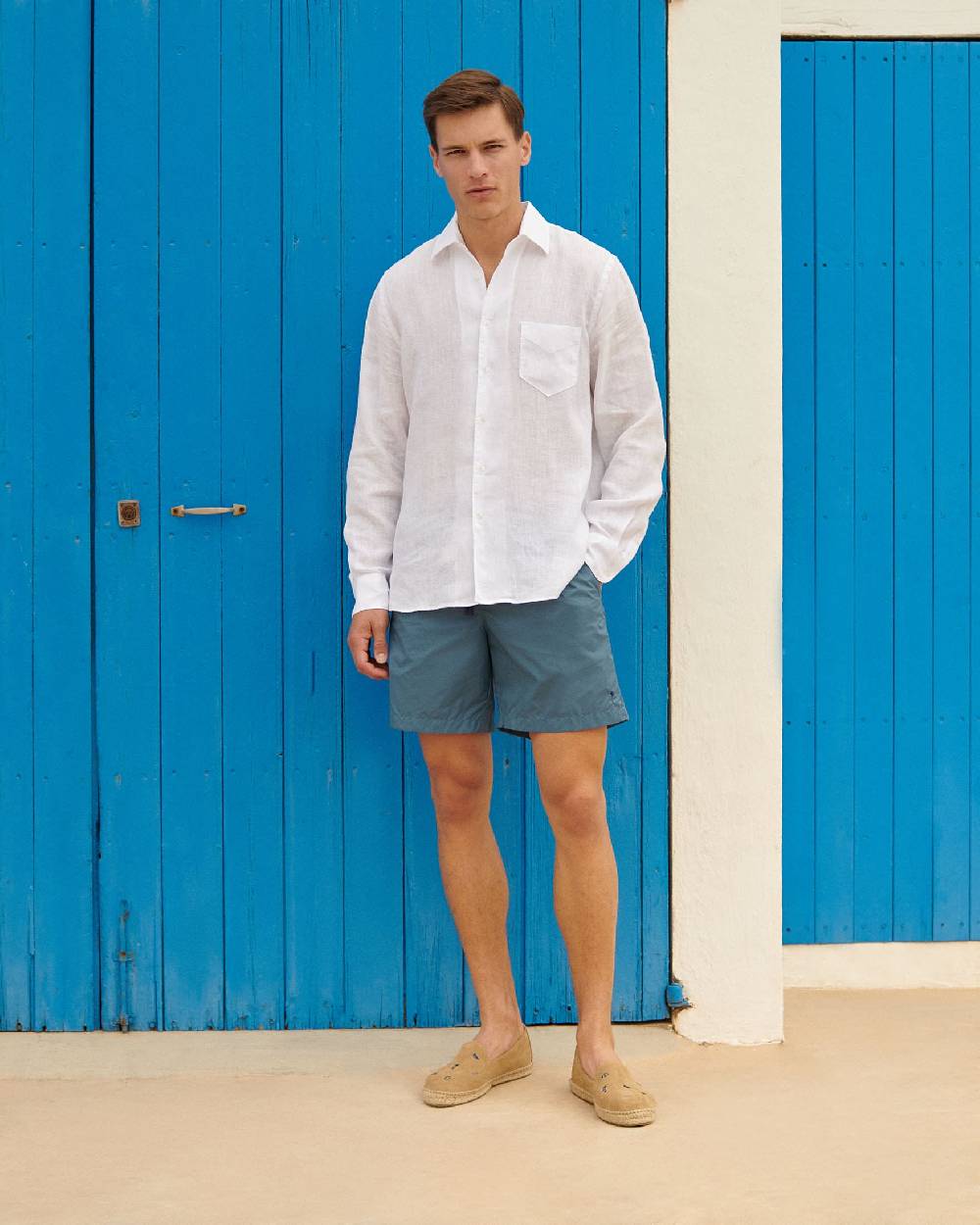 Manebí Solid Color Swim Shorts - Recycled Ultra Light Navy Blue Nuova