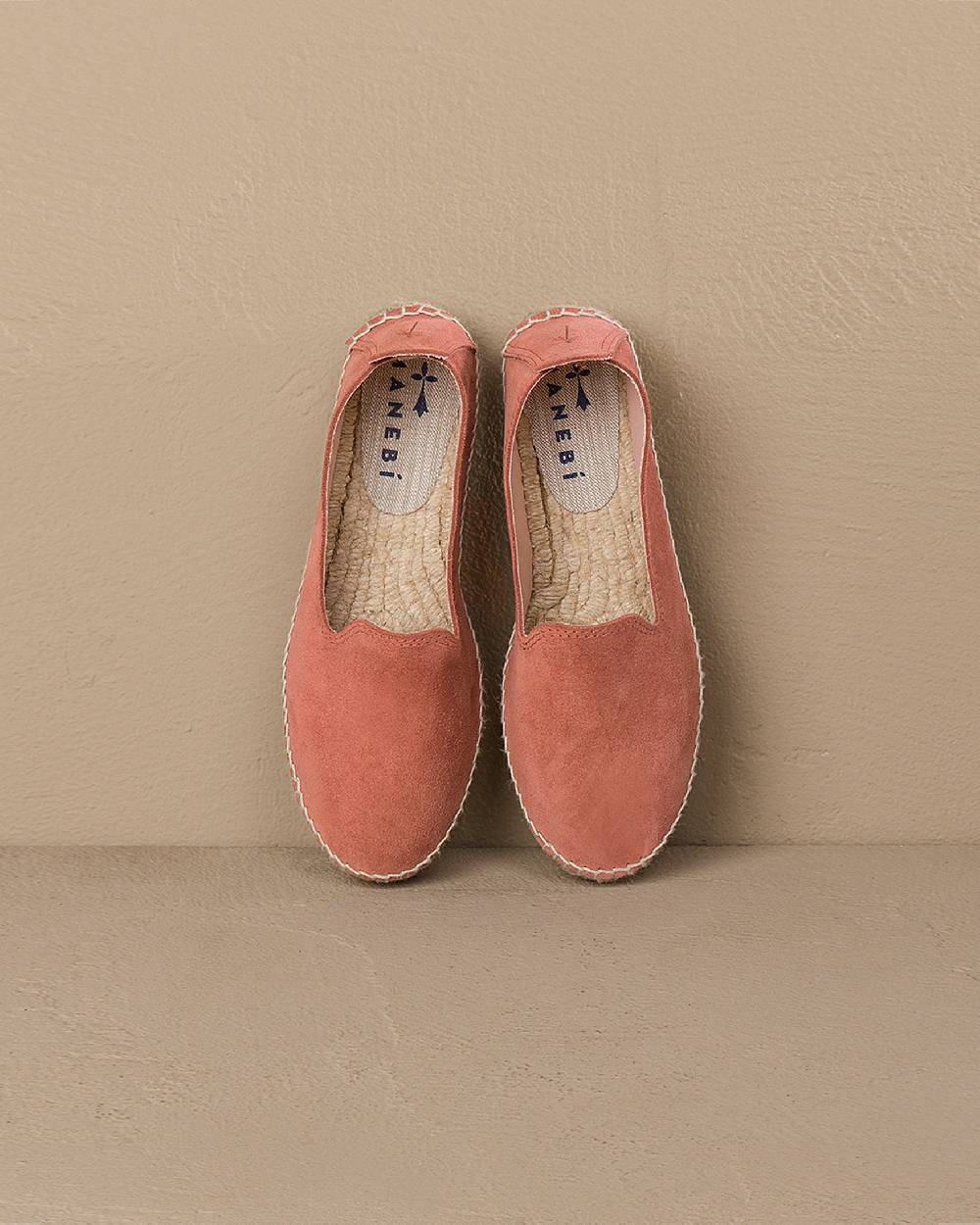Manebí Suede Double Sole Espadrilles - Hamptons Terracotta Vendite Flash