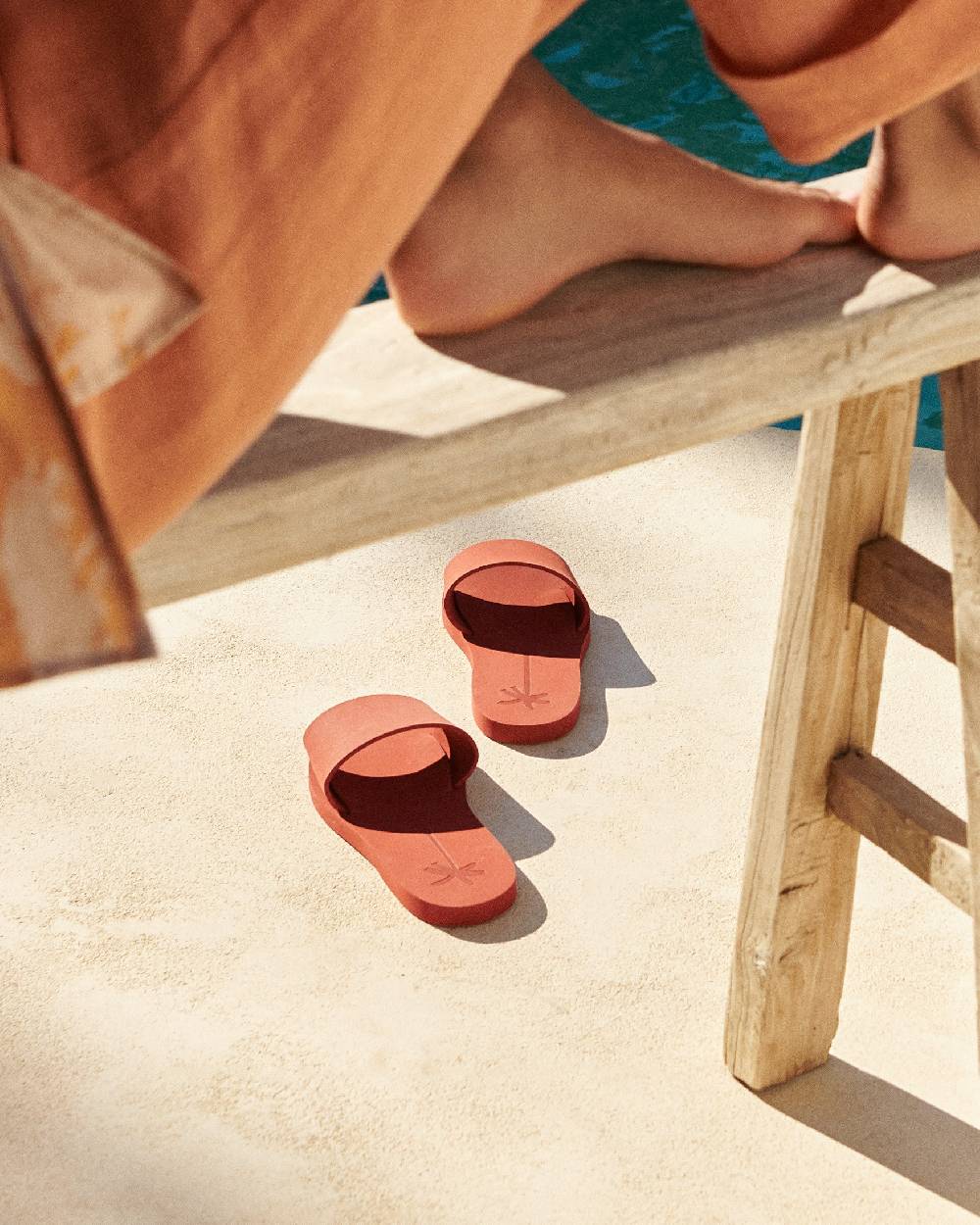 Manebí Eva Slide|Swim Sandals - Terracotta Cyber Monday