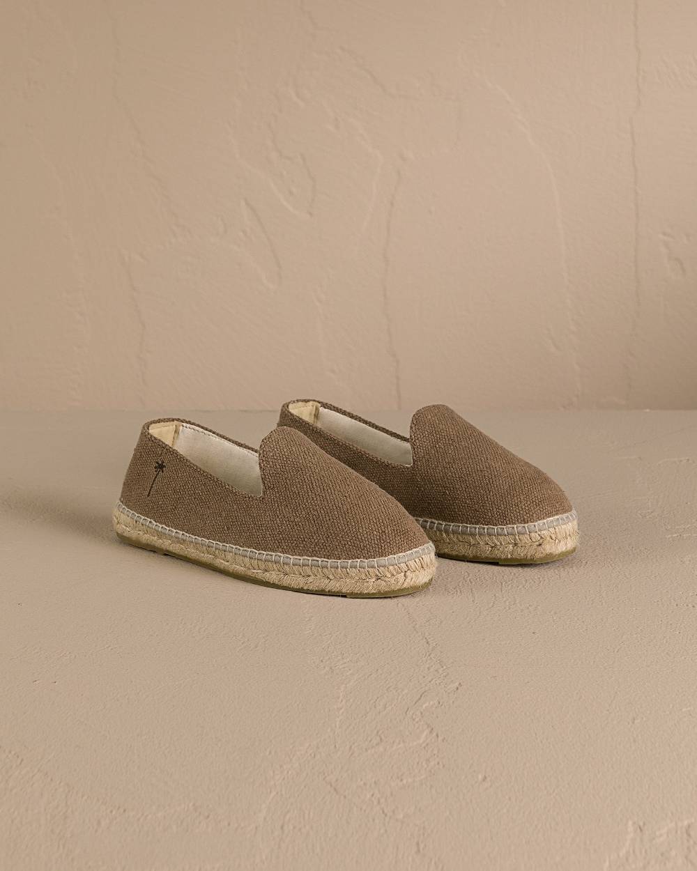 Manebí Coarse Woven Canvas Espadrilles - Vintage Taupe Outlet