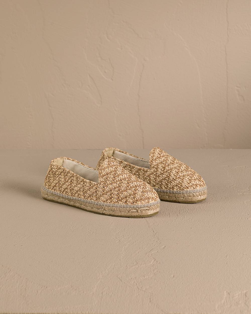 Manebí Raffia Zig Zag Espadrilles - Cream \u0026 Natural Vendite Flash