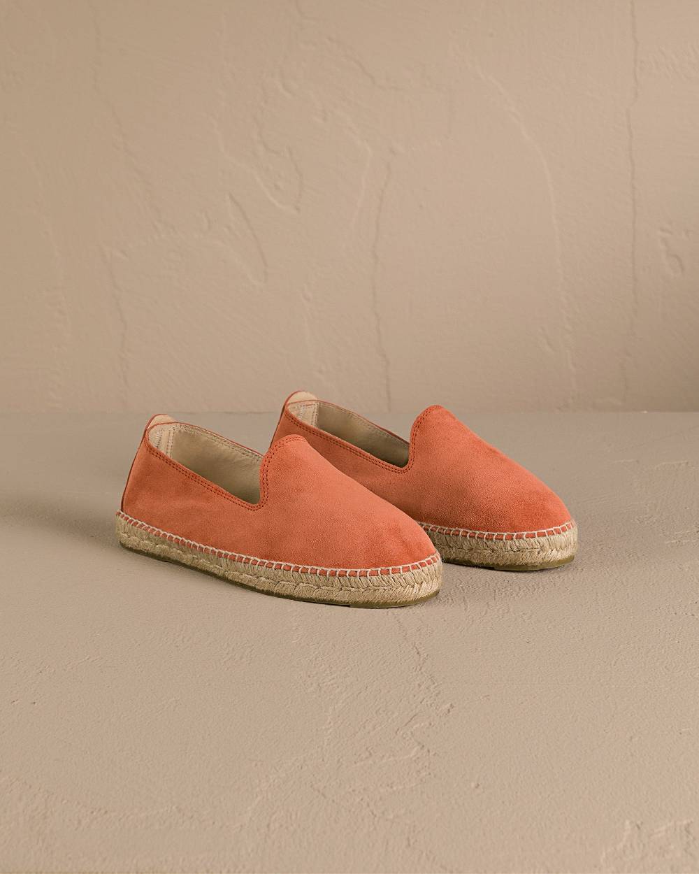 Manebí Suede Espadrilles - Orange Rust In Saldo