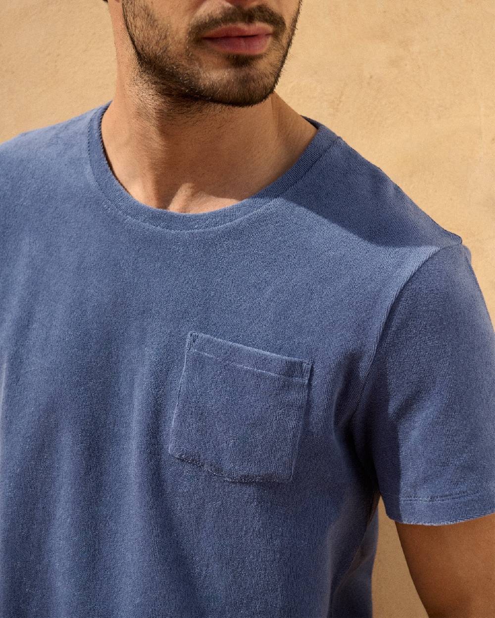 Manebí Organic Terry Cotton|Emilio T-Shirt - Petrole Italia