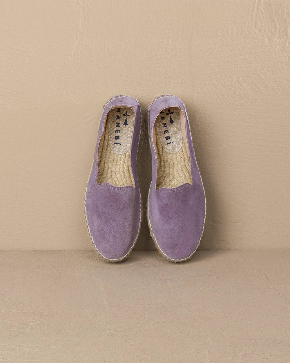 Manebí Suede Double Sole Espadrilles - Hamptons Wisteria Lilac Nuovo