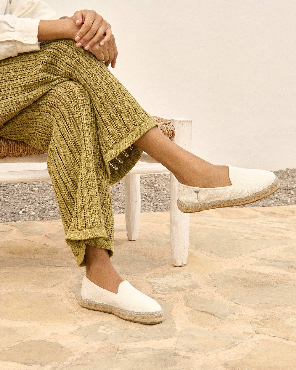 Manebí Espadrillas - La Havana - Bianche Soddisfazione Garantita