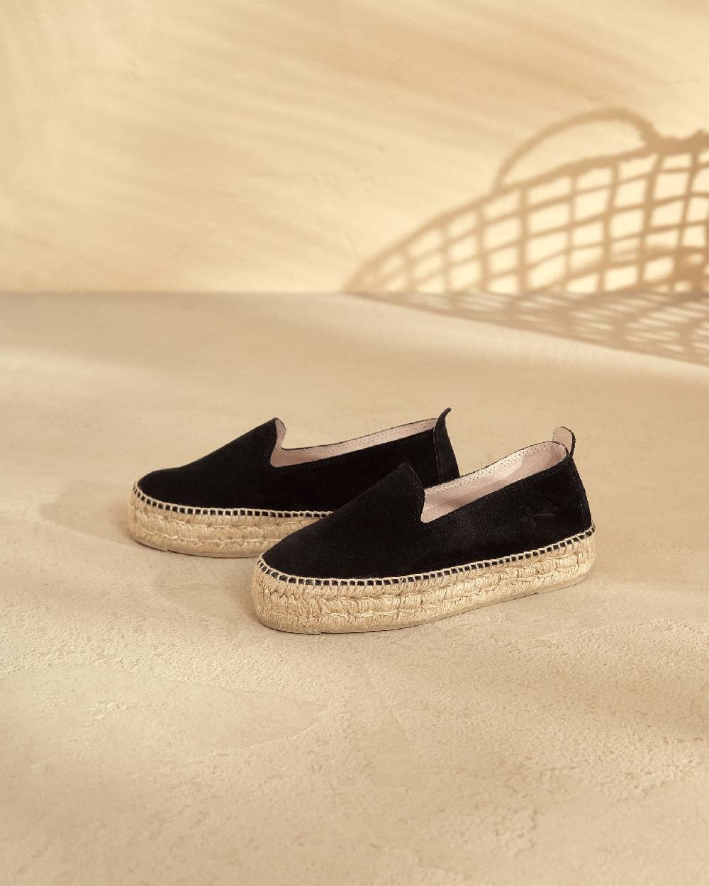 Manebí Espadrillas Doppia Suola - Hamptons - Nere Affare Del Giorno