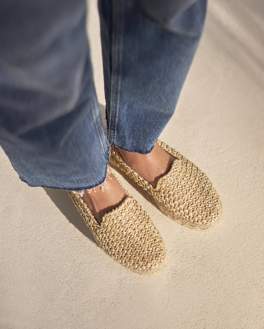 Manebí Raffia Double Sole Espadrilles - Yucatán Raffia Net Convenienza