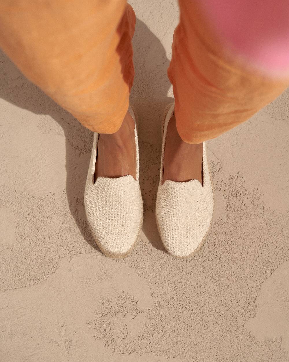 Manebí Coarse Woven Canvas|Double Sole Espadrilles - Yucatán Natural Novità