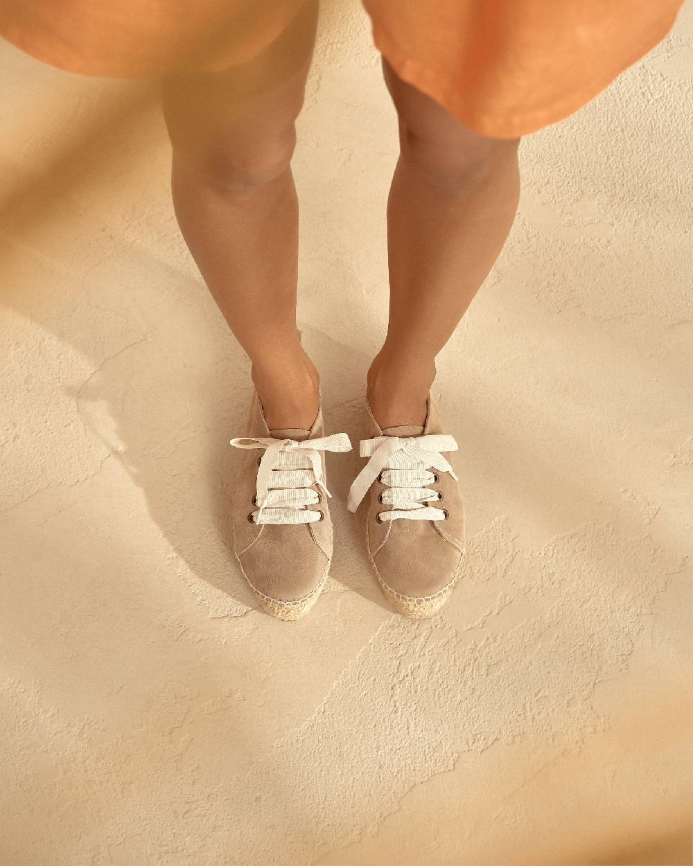 Manebí Espadrillas stringate - Hamptons - Vintage Taupe Economico