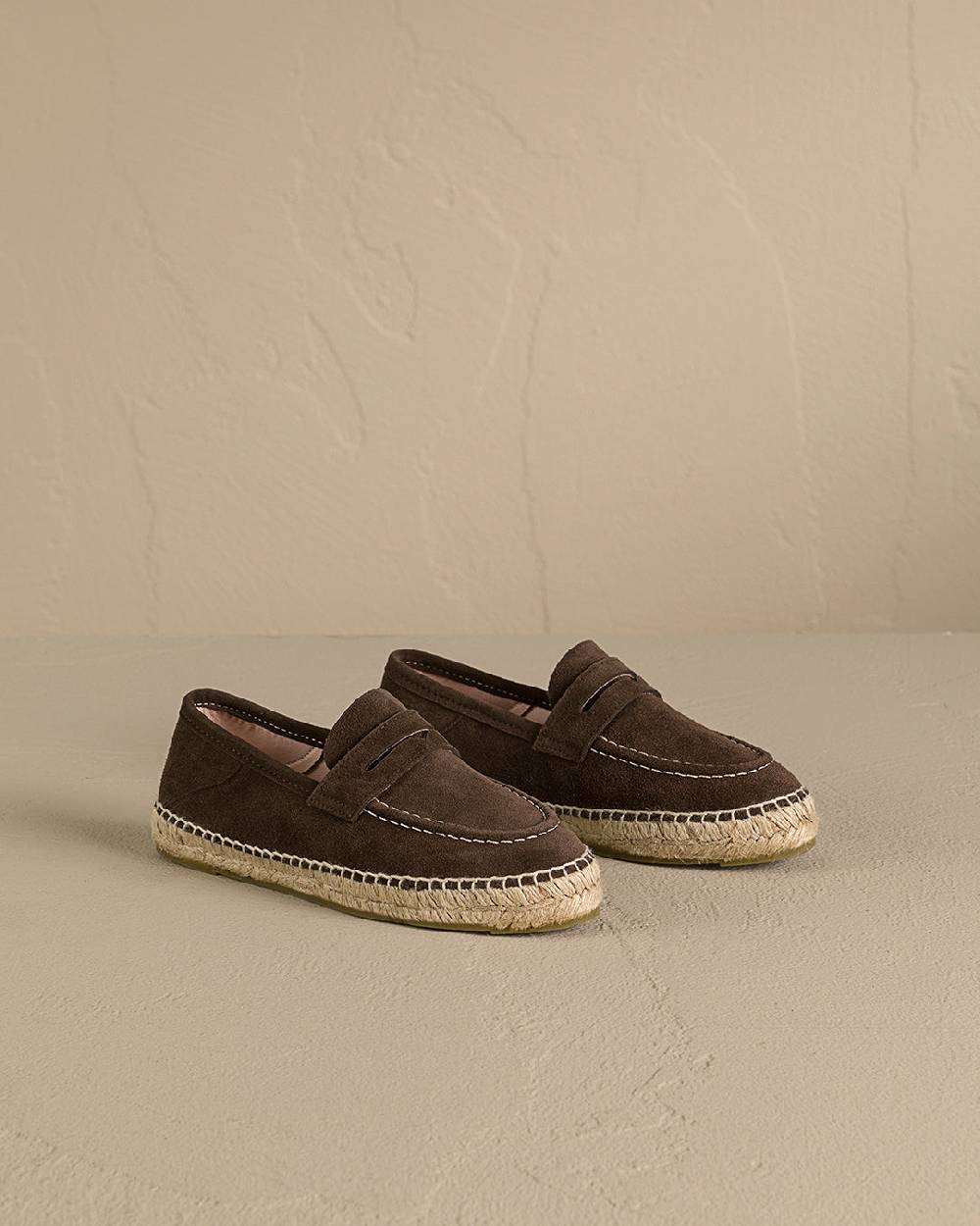 Manebí Suede Loafers Espadrilles - Hamptons Cocoa Vendite Flash