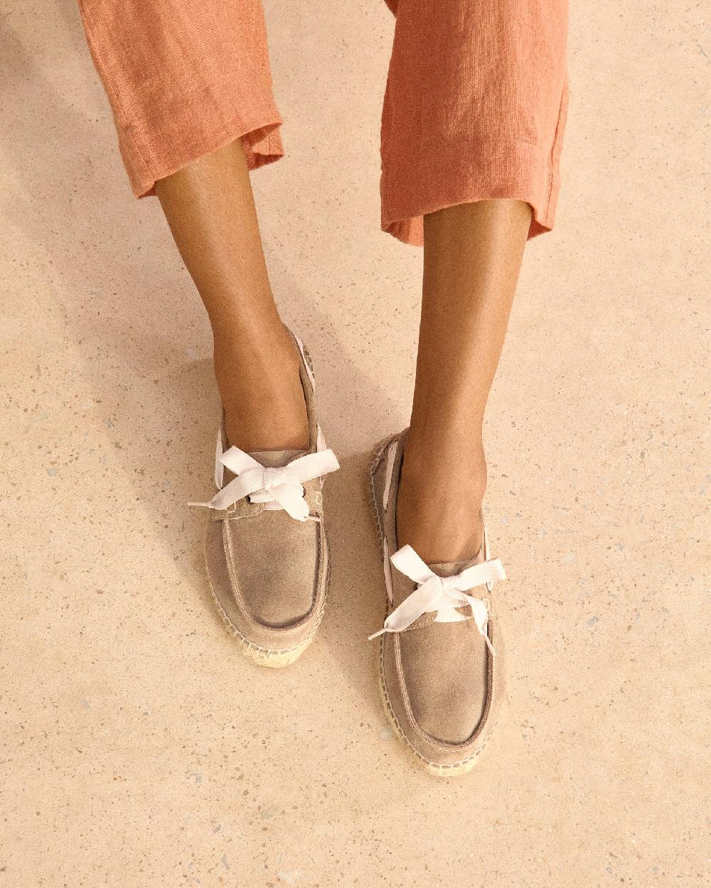 Manebí Scarpe da barca - Hamptons - Vintage Taupe 2025