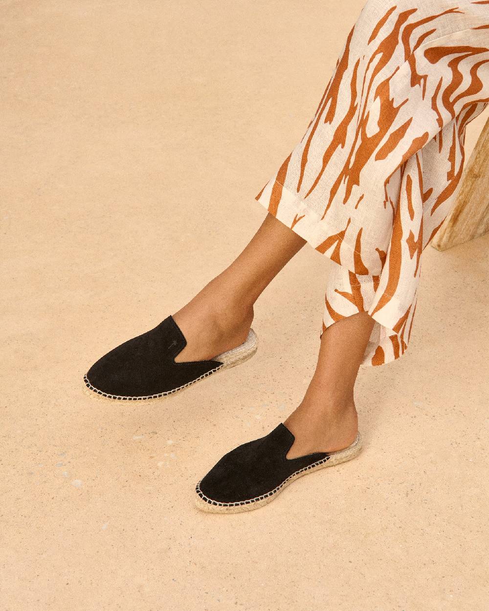 Manebí Sabot - Hamptons - Nero Spedizione Gratuita
