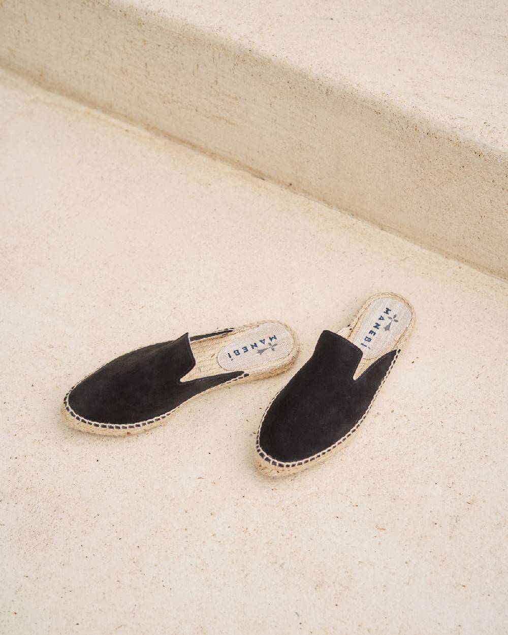 Manebí Sabot - Hamptons - Nero Spedizione Gratuita