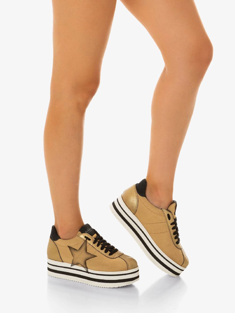 Nira Rubens Platform White Lady Active Gold - Stella Fino Al -60%