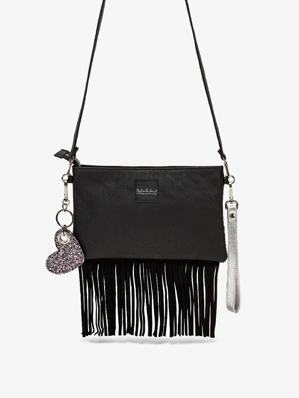 Nira Rubens Minibag Frange - Zebrina Silver Vendita Economica