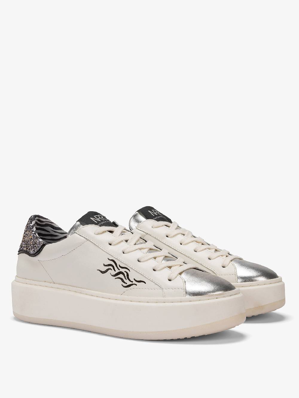 Nira Rubens METROPOLITAN WHITE ZEBRINA-WAVES Vendita