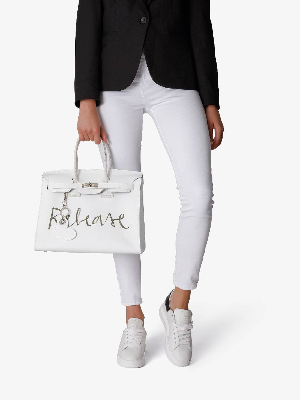 Nira Rubens ANGEL PATENT B/W - HERZ Moda