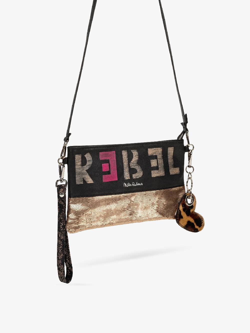 Nira Rubens Minibag - Black Gold Saldi Di Fabbrica