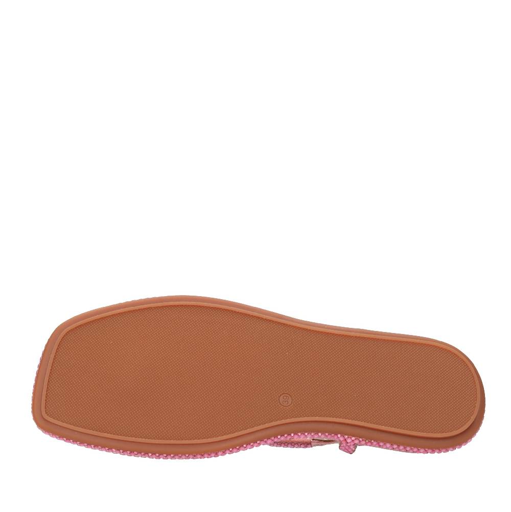 ALMA EN PENA Sandali flat infradito in pelle e strass Hotsell