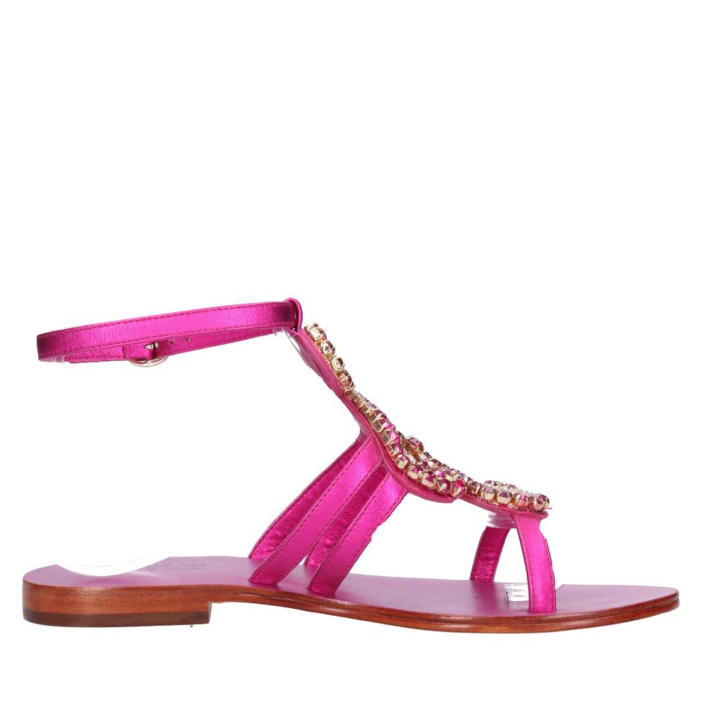 EMANUELLE VEE Sandali in pelle Vendite Flash