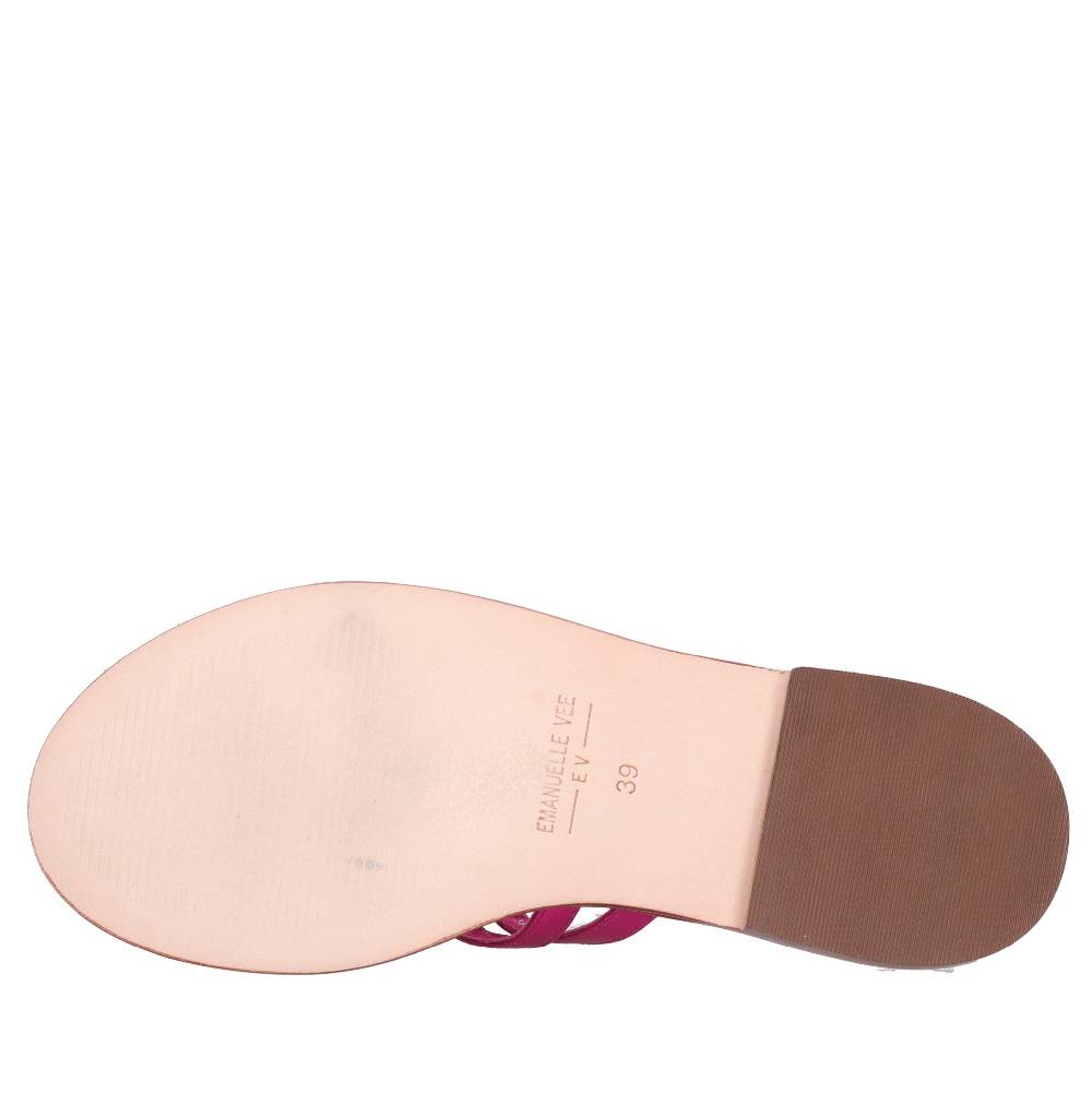 EMANUELLE VEE Sandali in pelle Vendite Flash