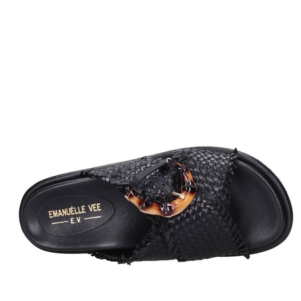 EMANUELLE VEE Mules in pelle Affare Del Giorno