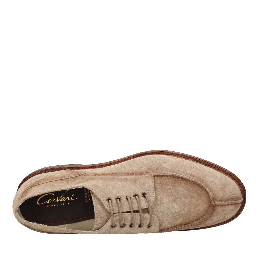 CORVARI Stringate in camoscio Outlet