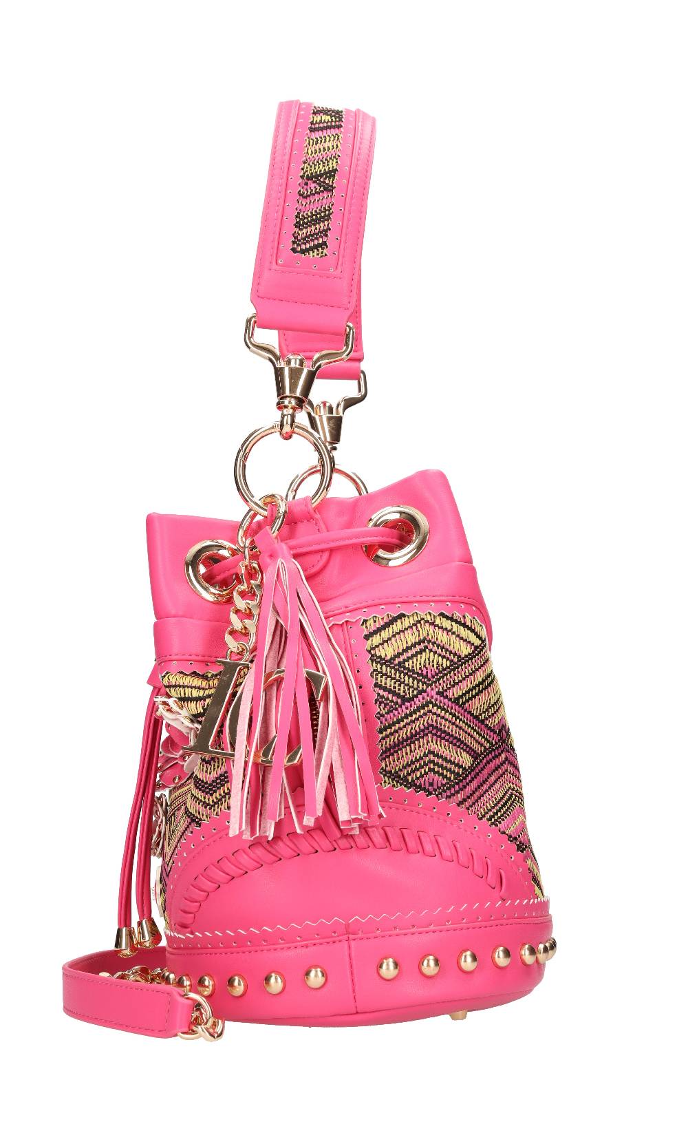 LA CARRIE Borsa in rafia ed ecopelle Italia