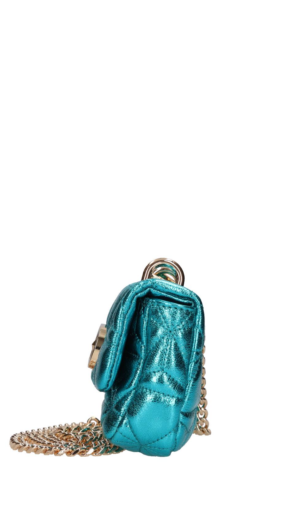 LA CARRIE Borsa in pelle laminata Liquidazione