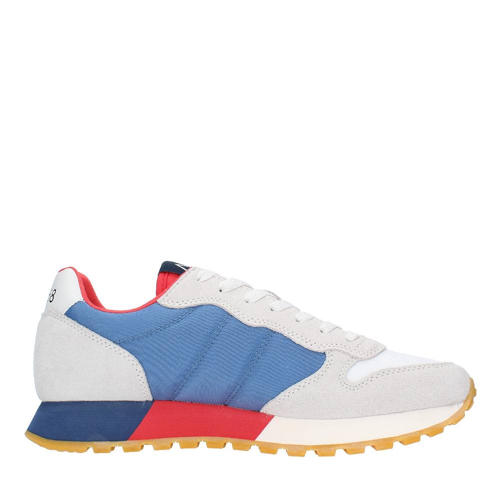 SUN68 Sneakers in pelle camoscio e tessuto Italia
