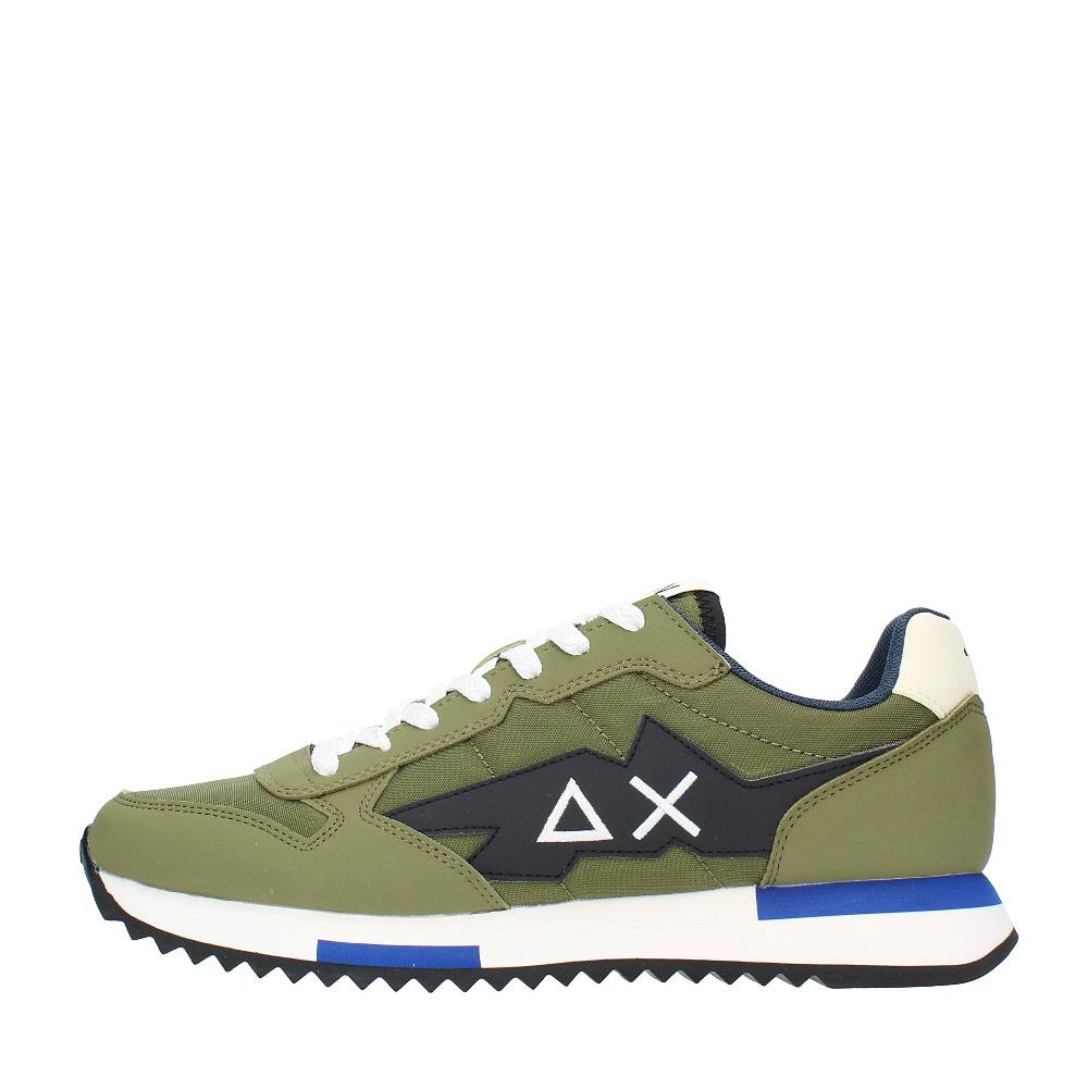 SUN68 Sneakers in pelle e tessuto