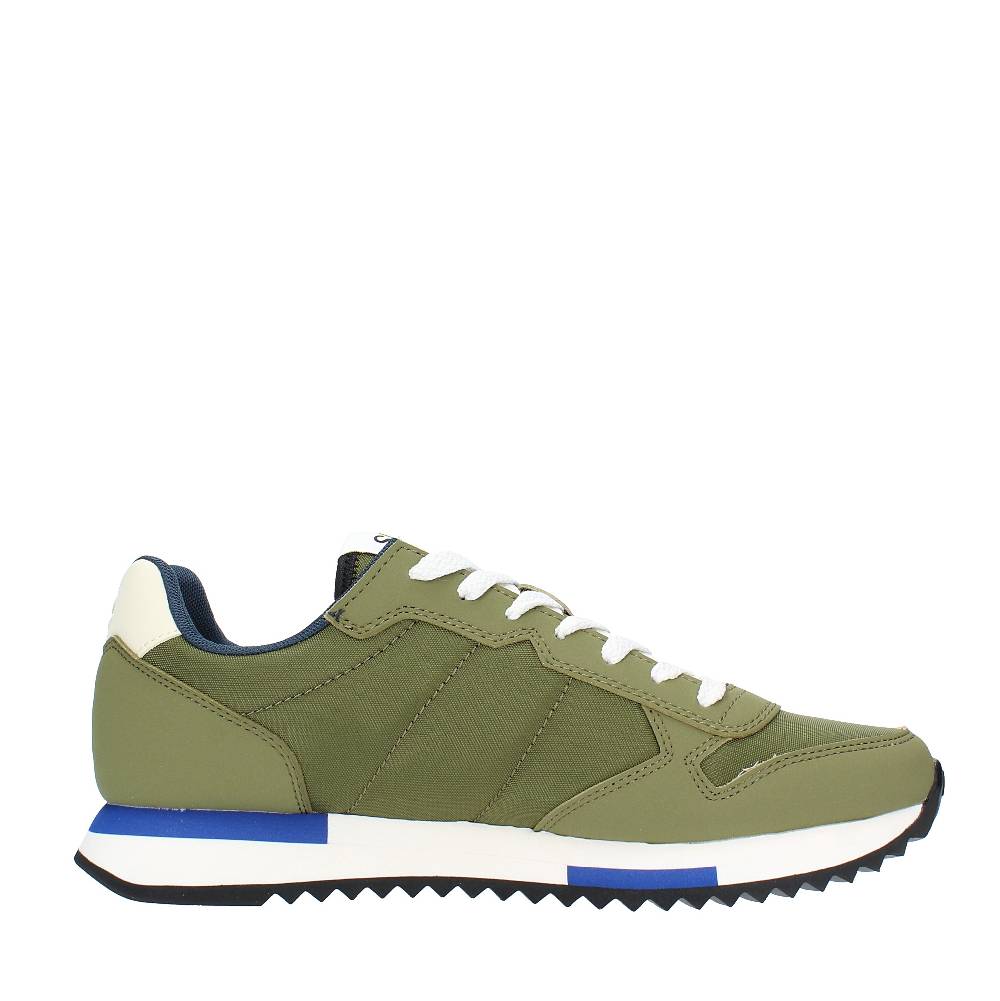 SUN68 Sneakers in pelle e tessuto Nuovo